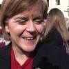 Nicola Sturgeon in Largs