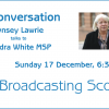 In Convrsation with Sandra White MSP